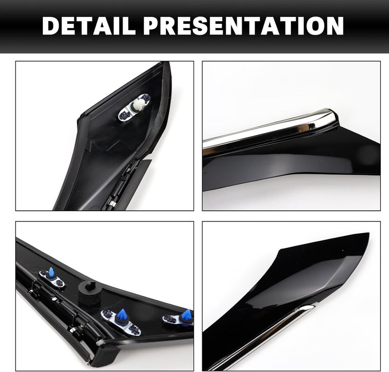 USTAR Rear Quarter Panel Molding Compatible with Nissan Maxima 2016-2021 Replace OE 78872-4RA0A 78872-9DD0A 78872-9DD0B 78872-9DJ1A Right Passenger Side - Image 5